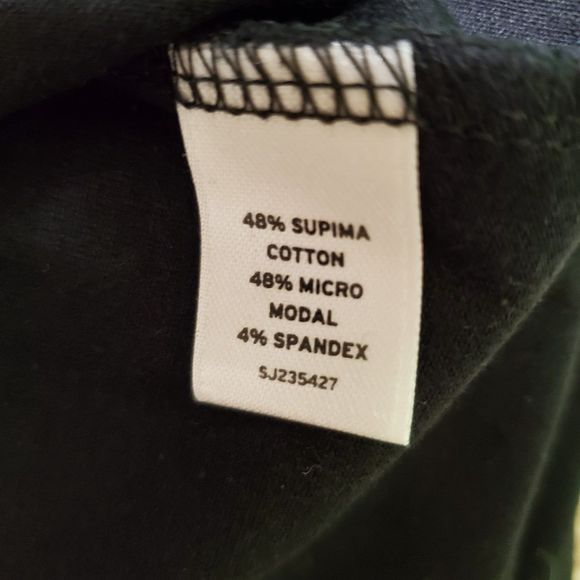 Sejour Supima Cotton Modal Tank Top Black sz 1X Soft - Picture 3 of 4